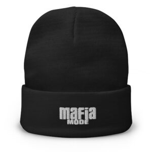Mafia Mode Embroidered Beanie