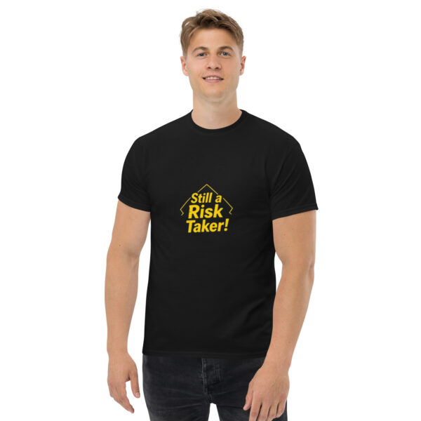 Stock Market Risk-Taker Tee – “Only $50 in the Bank. No Regrets!”