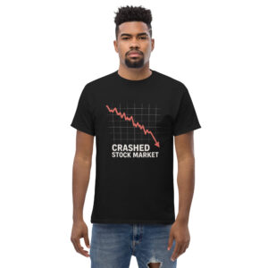 Risk Taker – Crashed Stock Market | Unisex Classic Tee