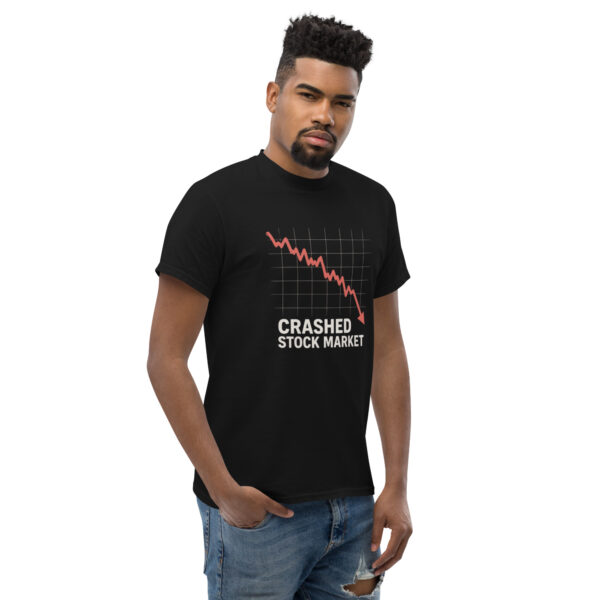 Risk Taker – Crashed Stock Market | Unisex Classic Tee - Image 8