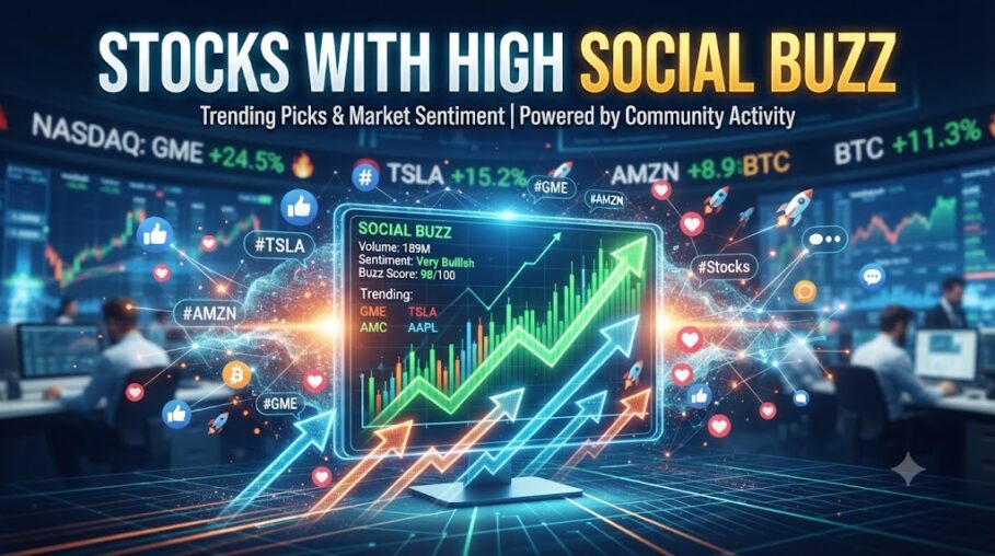WebKarobar Top Trending Stocks with Explosive Social Buzz