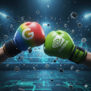 NvidiaVsGoogle Nvidia vs Google AI chips competing in the global AI race