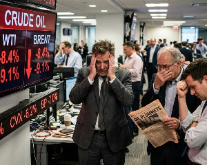 Stocks Fall as Oil Prices Rise Amid Iran War and Inflation Fears