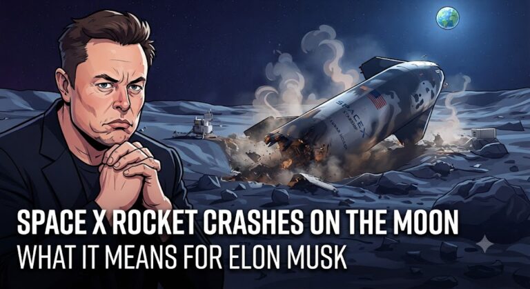 SpaceX rocket crashes on the Moon