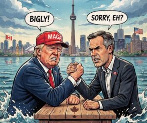 Lake America: Trump, Carney and the Escalating Trade War